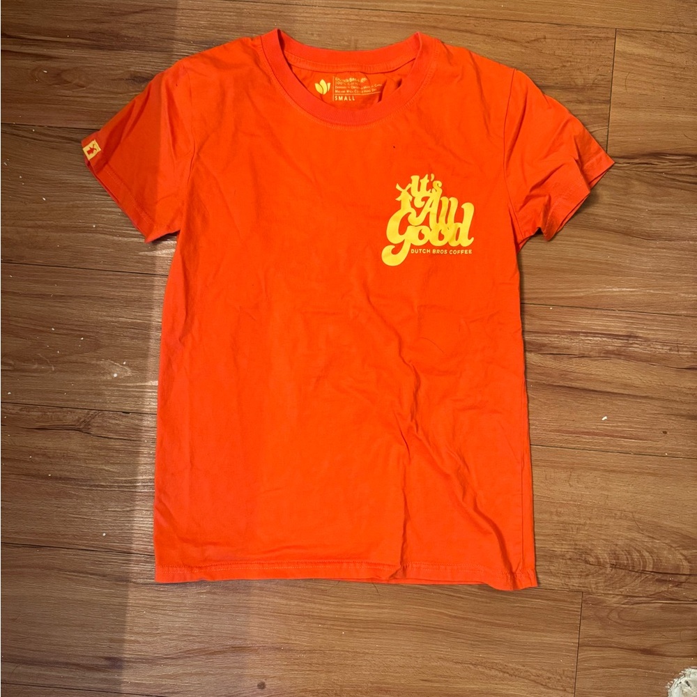 Dutch bros orange tee